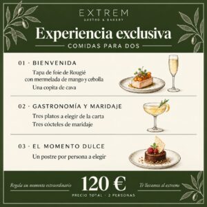 Experiencia exclusiva comidas